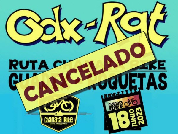CHANATA BIKE: GDX-RQT cancelado