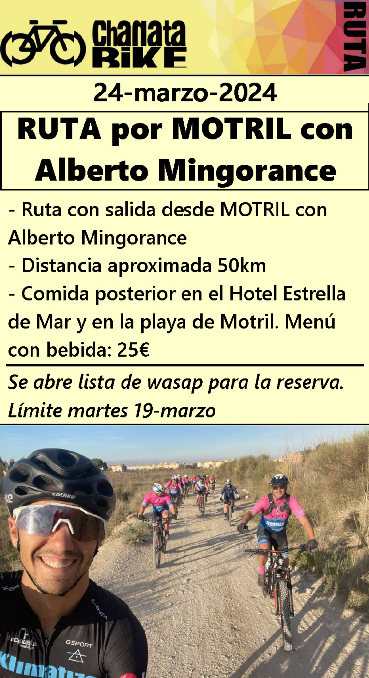 Ruta por MOTRIL con ALBERTO MINGORANCE 24-03-2024