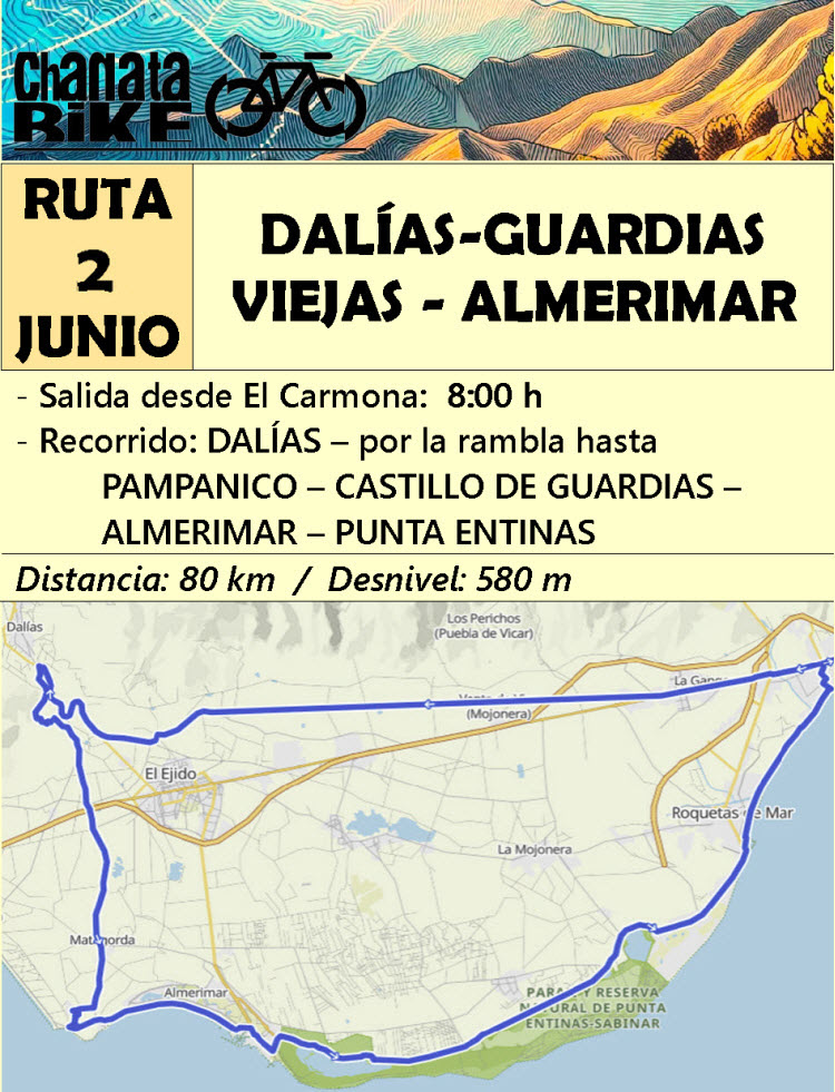 Ruta DALÍAS-GUARDIAS VIEJAS (2-junio-2024)