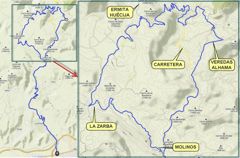 VEREDAS DE ALHAMA Y ERMITA DE HUÉCIJA (20-oct-2024)